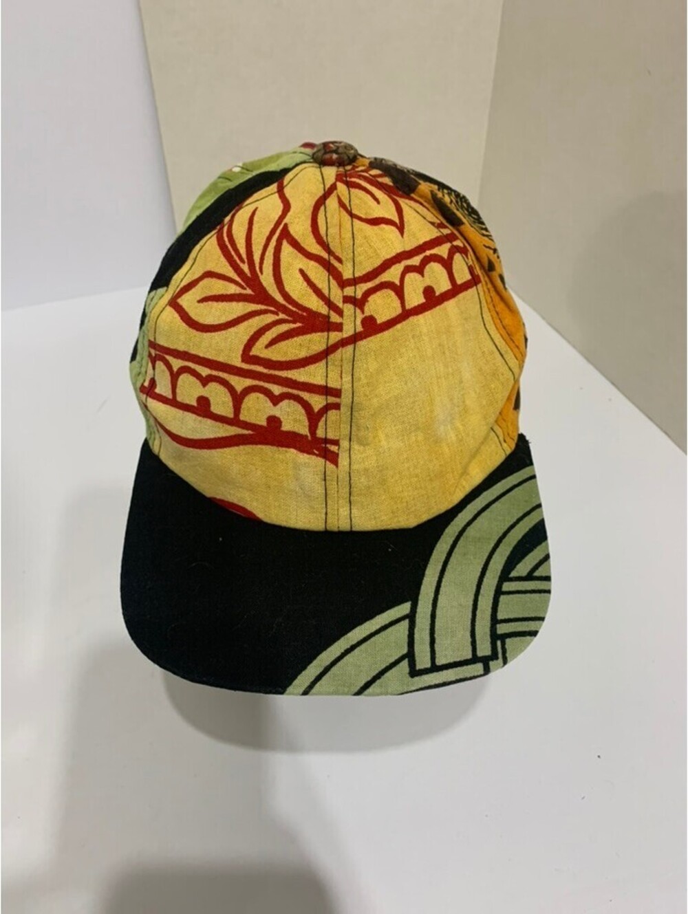 Vintage Style Patchwork Bandana Snapback Hat Multicolor Paisley Streetwear